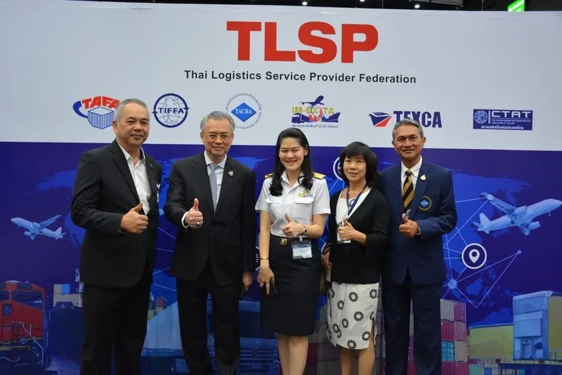 CCS executives at a Thai Logistics Service Provider Federation (TLSP) event